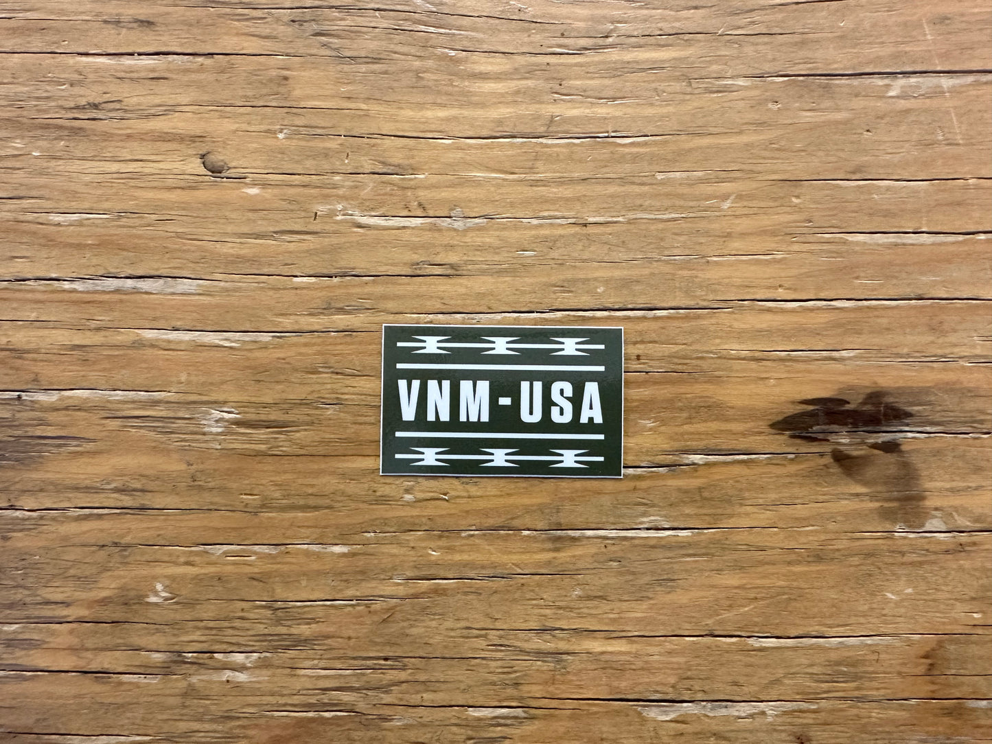 VNM-USA BARBED WIRE - STICKER